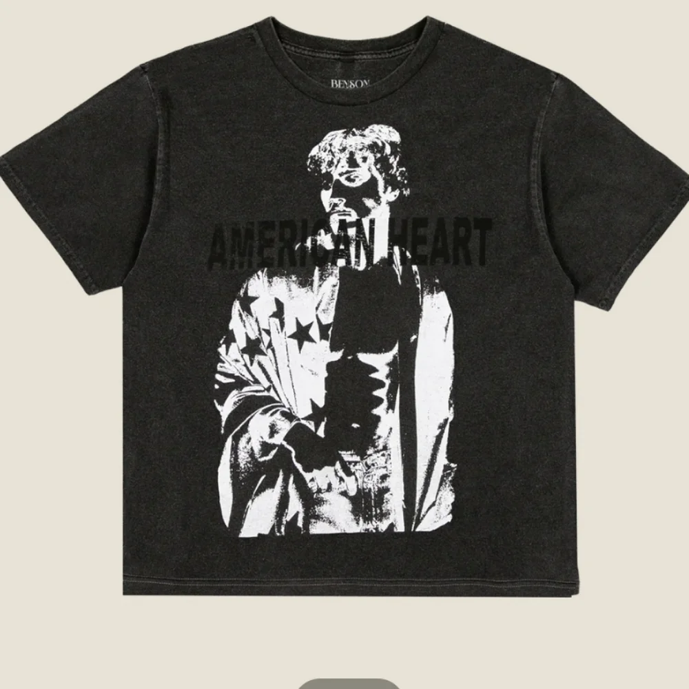 Benson Boone Portrait Tee Graphic T-Shirt Large Crop